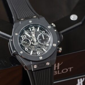 Hublot Big Bang Unico Black Ceramic Best Replica Watch BBF Factory 42mm (1)