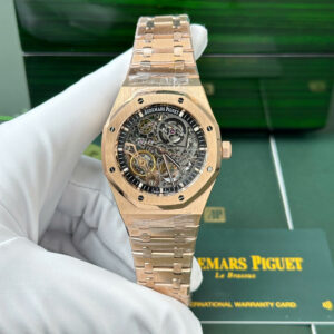 Audemars Piguet Royal Oak 15407OR Skeleton Replica Watch THB Factory 41mm (1)