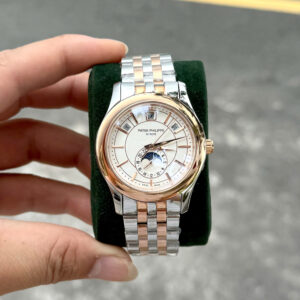 Đồng Hồ Patek Philippe 5205R Demi Dây Kim Loại Máy Nhật Gía Rẻ 40mm (1)