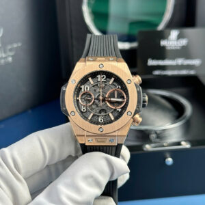 Hublot Big Bang Unico King Gold Black Rubber Strap BBF Factory 42mm (1)