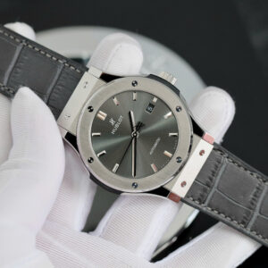 Hublot Classic Fusion Gray Dial Replica Watches JJF Factory 42mm (1)