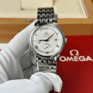 Omega De Ville Prestige Stainless Steel Replica Watches White Dial (2)