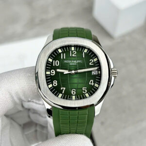 Patek Philippe Fake Watches Aquanaut 5167 Green Dial PF Factory 40mm (1)