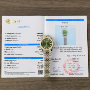 Rolex Datejust 278383RBR Gold Wrapped Bezel Moissanite Diamonds 31mm (2)