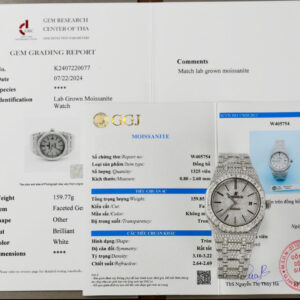 Audemars Piguet Royal Oak Iced Out Customs Full Moissanite Diamonds Hong Kong 41mm (2)