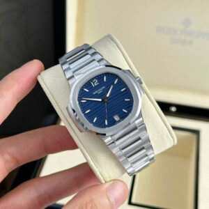 Patek Philippe Nautilus 7118 Blue Dial Replica Watches Ladies 3K Factory 35 (7)