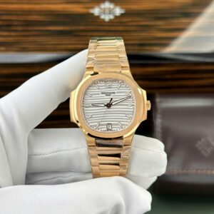 Patek Philippe Nautilus 7118 White Dial Automatic Rose Gold Replica Watch 35 (6)