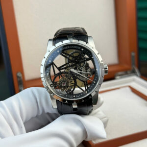 Roger Dubuis Excalibur Tourbillon Skeleton Best Replica Watch BBR 42mm (11)