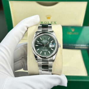 Rolex DateJust 126200 Green Olive Dial Oyster Strap VS Factory 36mm (1)