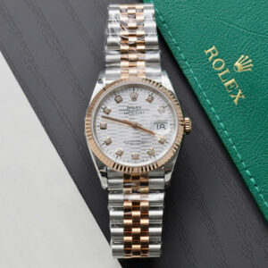 Rolex DateJust 126231 Sliver Fluted Dial Replica Watch VS Factory 36mm (8)