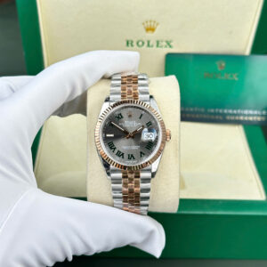 Rolex DateJust 126231 Wimbledon Dial Two Tone Replica Watch VSF 36mm (1)