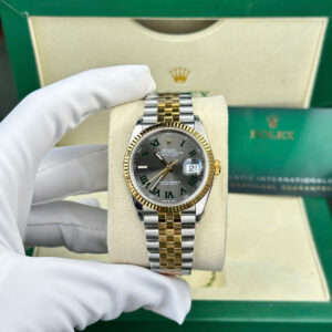 Rolex DateJust 126233-0035 Wimbledon Dial Replica Watch VSF 36mm (7)