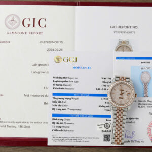 Rolex DateJust 126331 Iced Out Full Moissanite Diamonds Replica Watch 41mm (1)