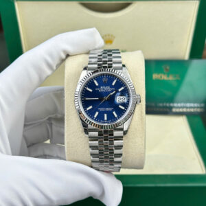 Rolex Datejust 126234 Blue Dial Luminous Indexes Replica Watch VS Factory 36mm (8)