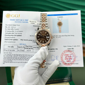 Rolex Datejust 126331 Gold Wrapped Chocolate Dial GM Factory V5 41mm (4)