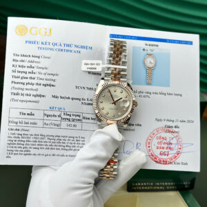 Rolex Datejust 126331 Gold Wrapped Sliver Diamonds Dial GM Factory V5 41mm (3)