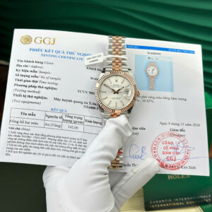 Rolex Datejust 126331 Gold Wrapped Sliver Luminous Dial GM Factory V5 41mm (1)