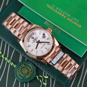 Rolex Day-Date 128235 Mother Of Pearl Dial Replica Watch QF Factory 36mm (9)