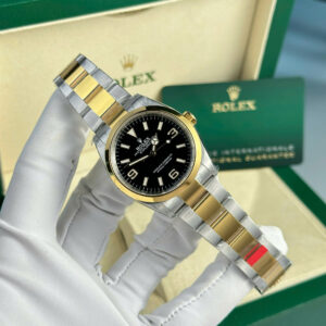 Rolex Explorer 1 124273 Replica Watch Black Dial Two Tone VS Factory 36mm (1)