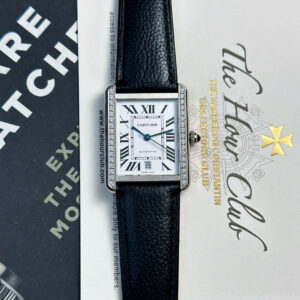 Đồng Hồ Cartier Tank Solo Extra-Large Model Replica Đính Đá Nhà Máy AF 31x40mm (1)