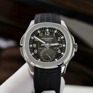 Patek Philippe Aquanaut 5164 Replica Watch Gray Dial Rubber Strap (9)