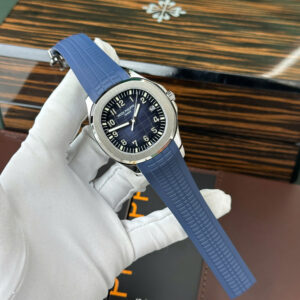 Patek Philippe Aquanaut 5168 Blue Dial Refined Full Options Replica Watches 42mm (1)