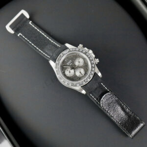 Rolex Cosmograph Daytona Diw Carbon Best Replica Watch Fabric Strap 40mm (11)